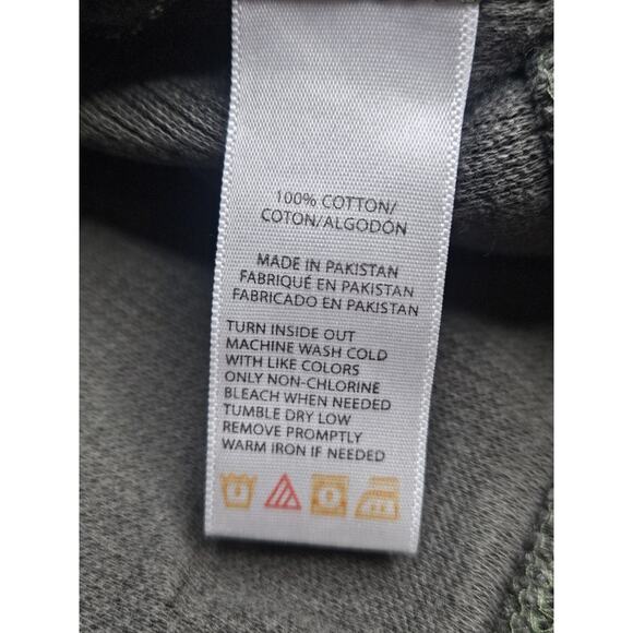 Wolverine Men's 1/4 Zip Long Sleeve Olive Green Pullover Sweatshirt Size Large - Picture 6 of 6